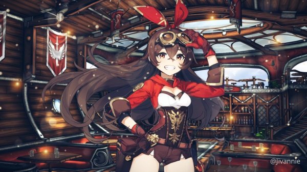 Эмбер Геншин Скриншоты