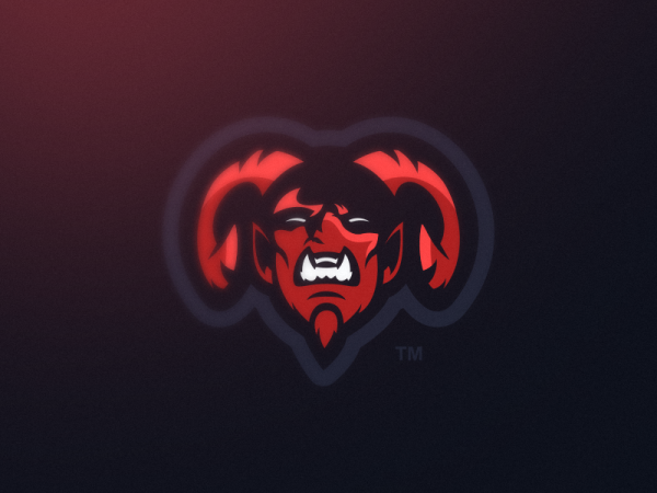 Логотип киберспорт демон