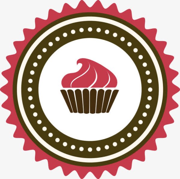 Кондитерская логотип торт