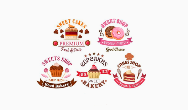 Весёлый логотип кондитерской