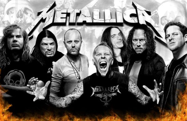 Metallica logo без фона