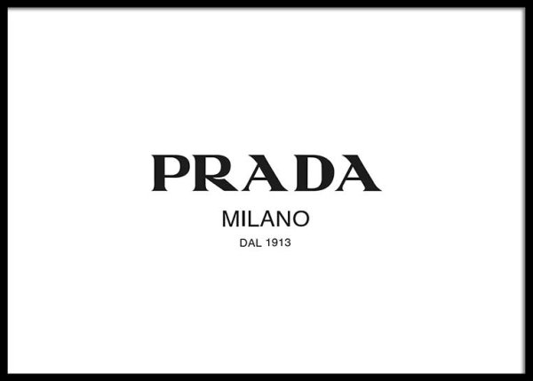 Prada надпись