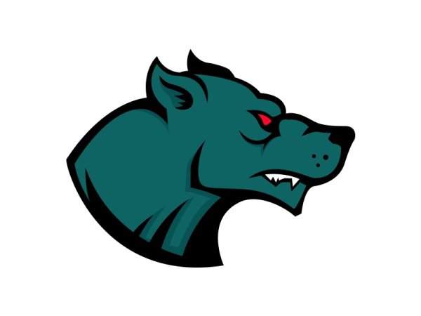 Borz логотип с волком