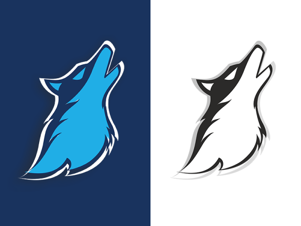 Волк логотип