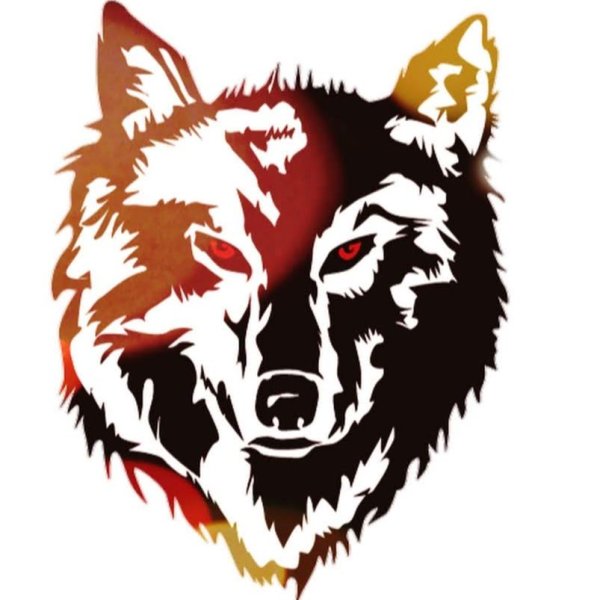 Значок волка