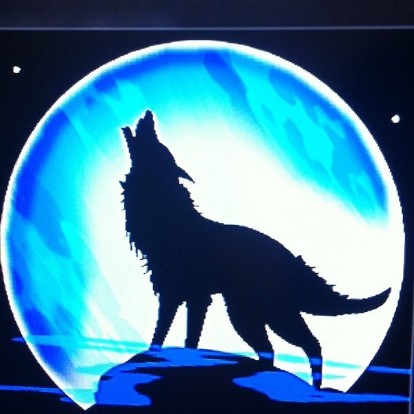 Объемный логотип волка