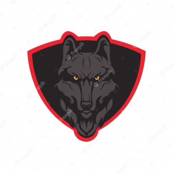 Логотип с изображением волка