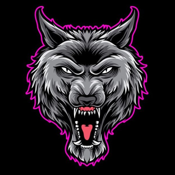 Японский волк логотип