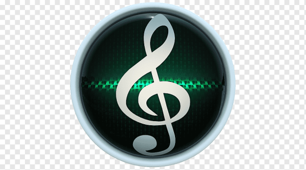 Скрипичный ключ в круге