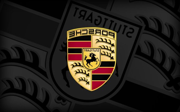 Porsche logo 4k