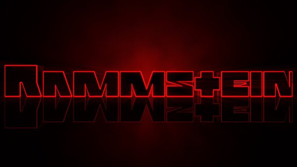 Группа Rammstein надпись