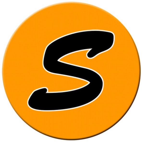 Буква s в круге