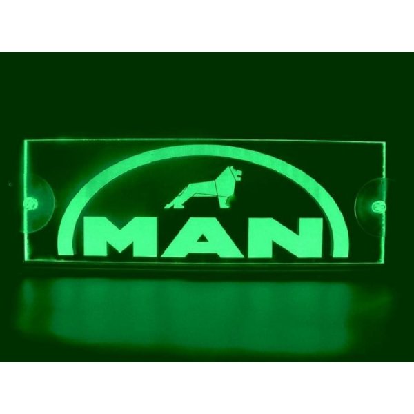 Светящаяся табличка ман