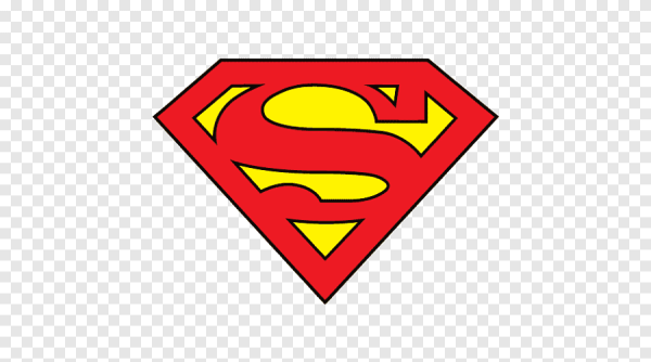 Супермен с эмблемой молнии