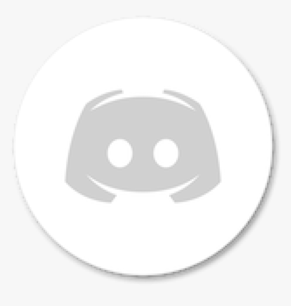 Значок Дискорд белый