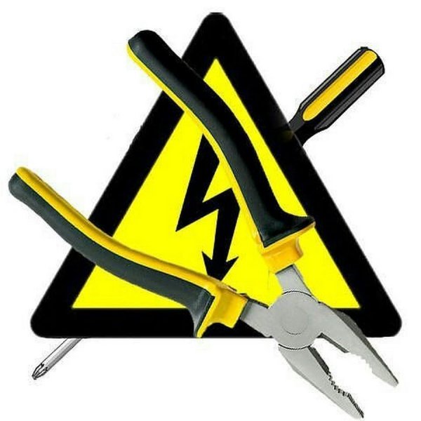 Услуги электрика логотип