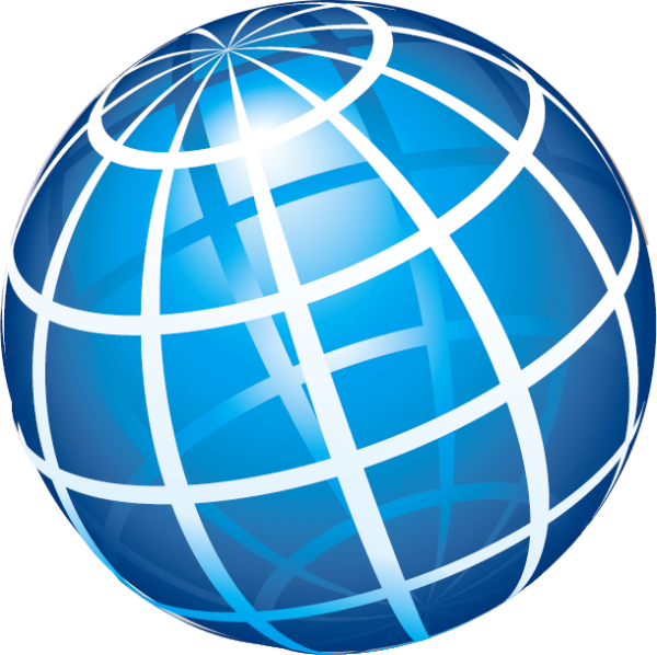 Земной шар на белом фоне