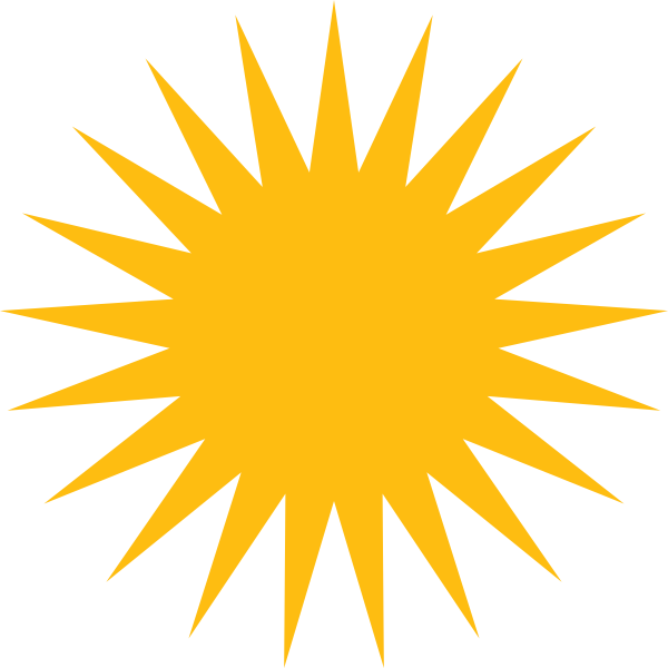 Солнце вектор