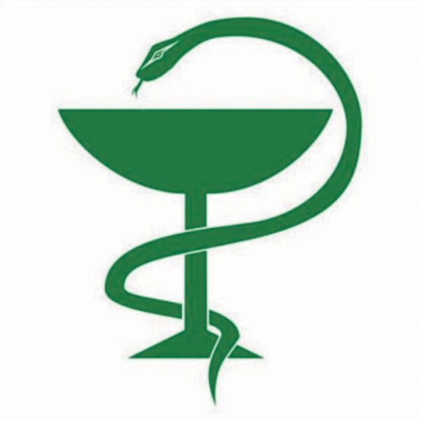 Символ медицины чаша со змеей