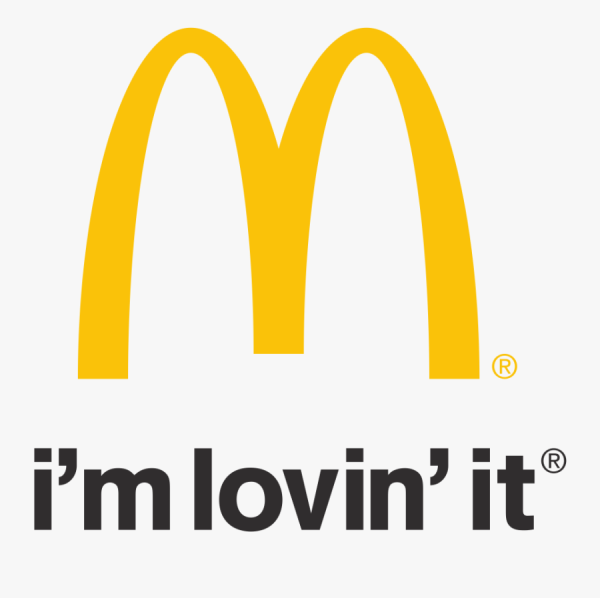 Рекламная вывеска макдональдс