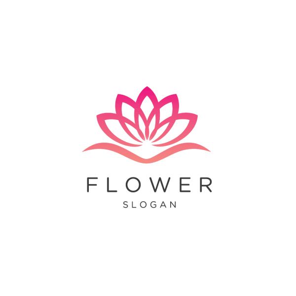 Сеть логотип цветок