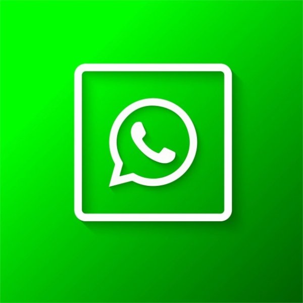 Логотип WHATSAPP на белом фоне