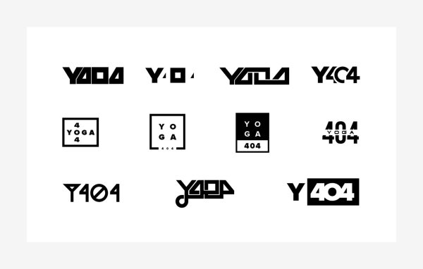 Примеры текстовых логотипов