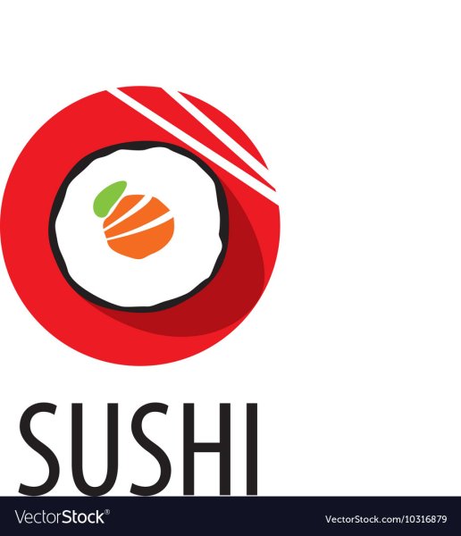 Логотип суши роллы