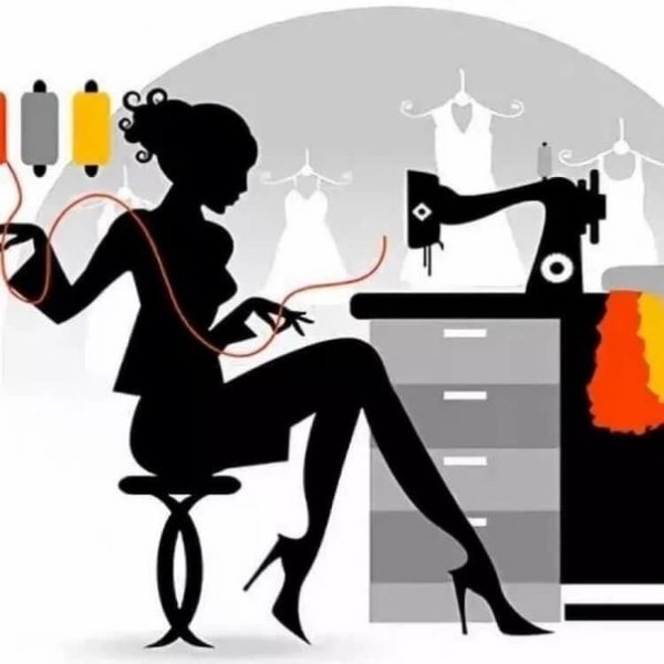 Швея иллюстрация