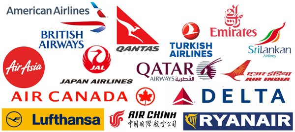 Логотипы авиакомпаний мира