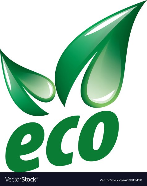 Значок эко вектор