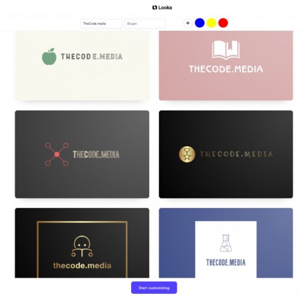 Логотип генерация