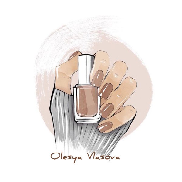 Рука чтобы рисовать маникюр