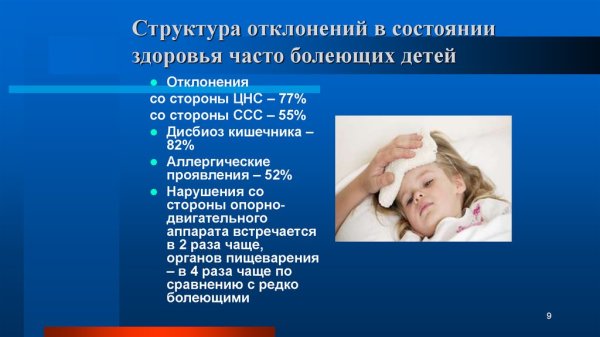 Дети с отклонениями в состоянии здоровья
