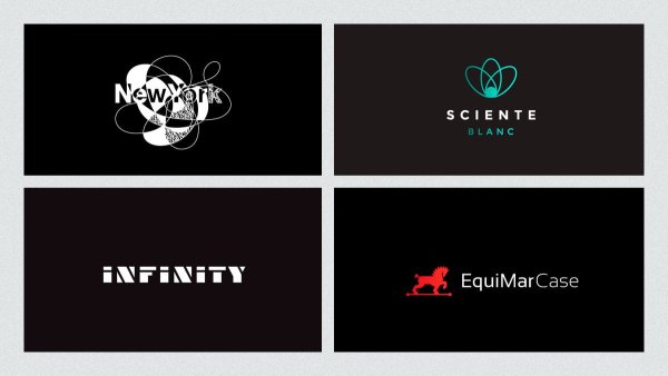 Крутые и стильные логотипы