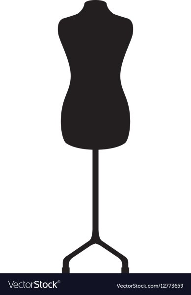 Силуэт манекена для одежды