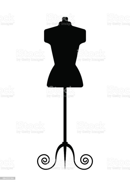 Швейный манекен вектор