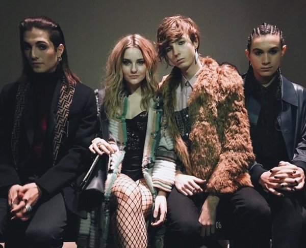 Итальянская группа Maneskin