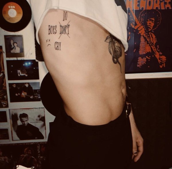 Дамиано Давид тату