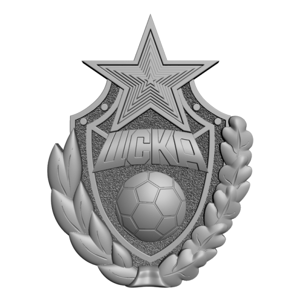 Эмблема ЦСКА 3d модель