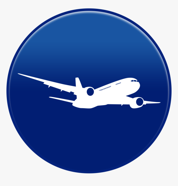 Круглые значки самолет