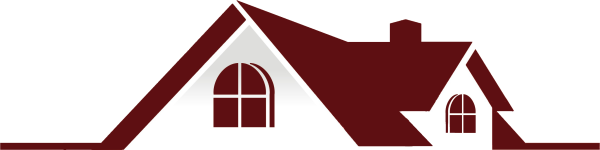 Значок домик оранжевый