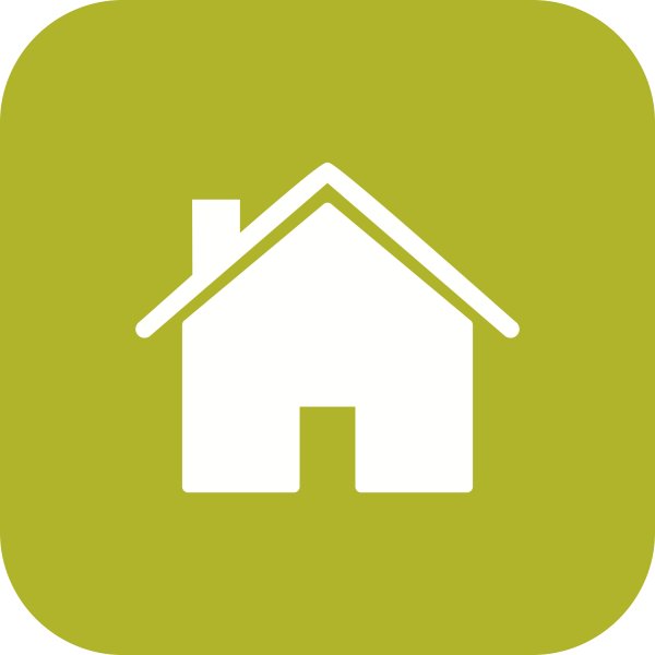 Домик для логотипа белый