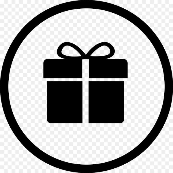 Векторный значок подарок