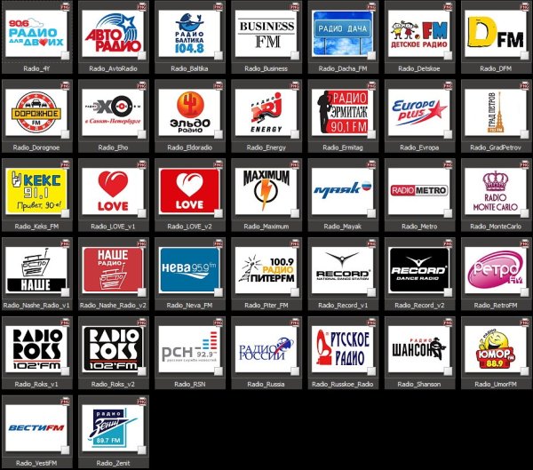 Эмблемы радиостанций для болеро