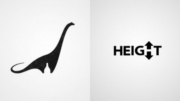 Лого негативное пространство