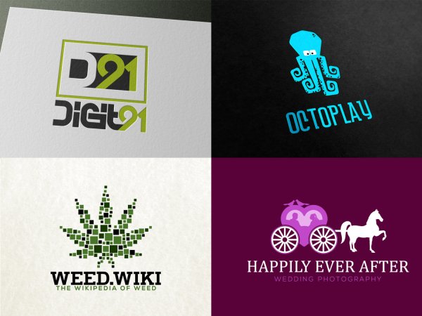 Очень креативные логотипы