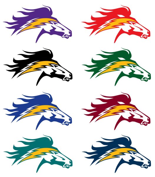 Логотип лошадь