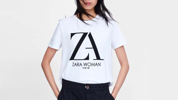 Zara logo на одежде