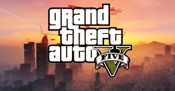 ГТА 5 надпись